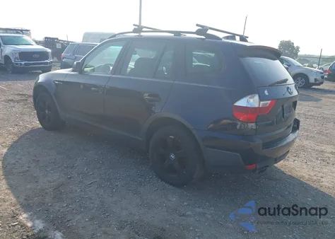 2007 BMW X3 3.0Si z USA, uszkodzony, nr VIN WBXPC93437WE78192